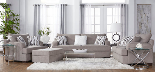 Cameo Sofa & Loveseat Set – Plush Modern Living Room Collection