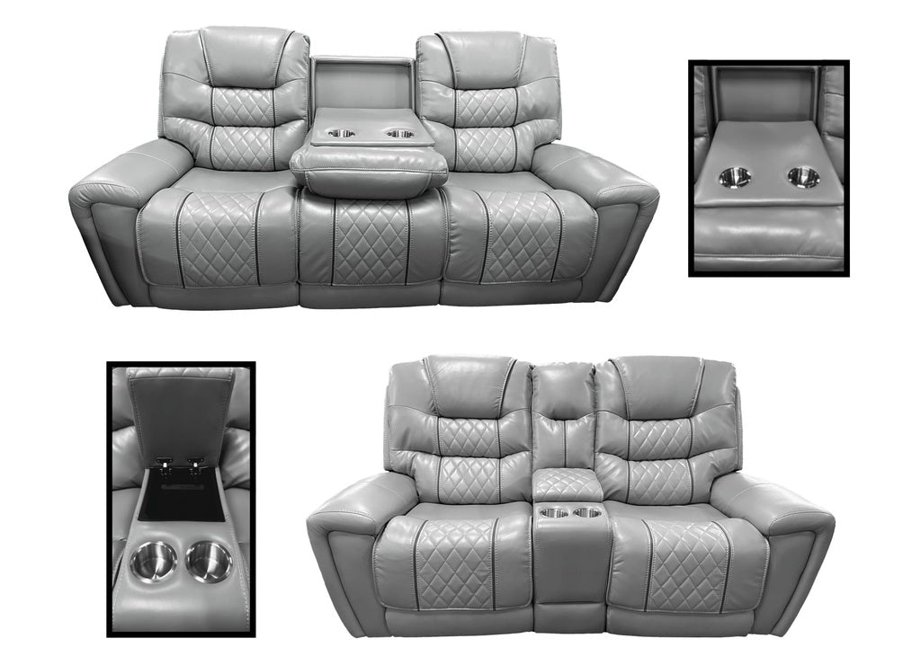 Tobacco Recliner Sofa Set