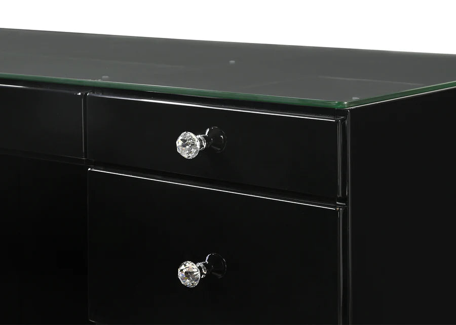 Avery Black Makeup LED Vanity Set