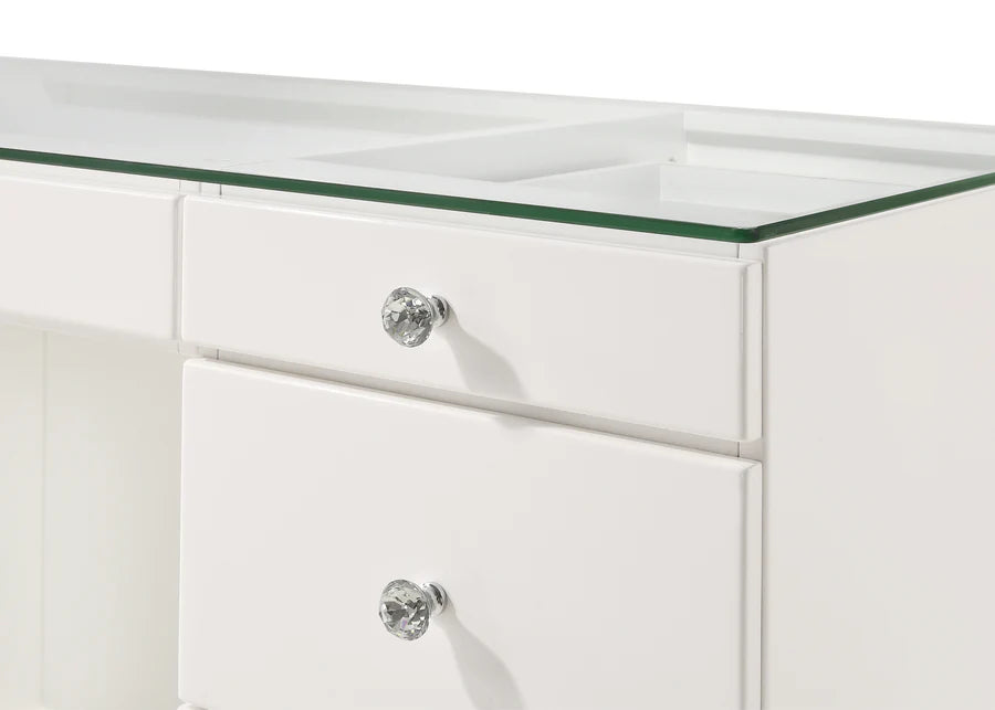 Avery White Makeup LED Vanity Set