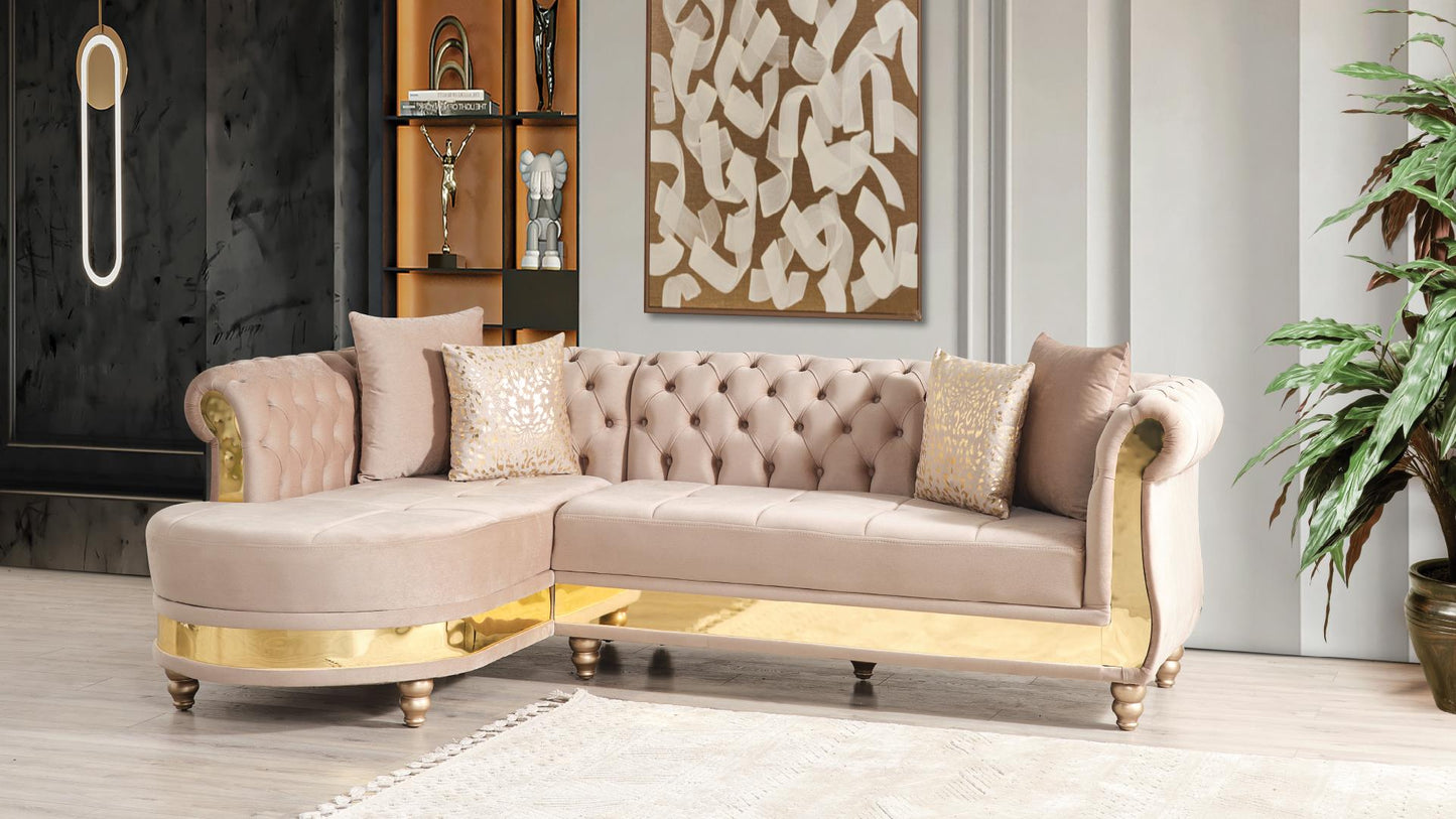 Luxury Julia sectional sofa Opulence Series