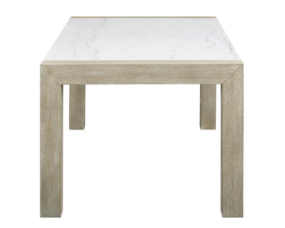 Dune Genuine Marble Dining Set – Modern Elegance and Versatile Design