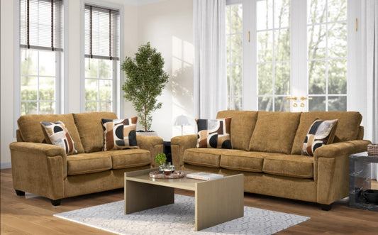 Haven Sofa & Loveseat Set – Comfortable Transitional Design with Plush Cushions (Multiple Colors & Arm Styles)