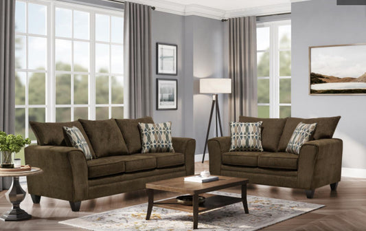 Haven Sofa & Loveseat Set – Comfortable Transitional Design with Plush Cushions (Multiple Colors & Arm Styles)