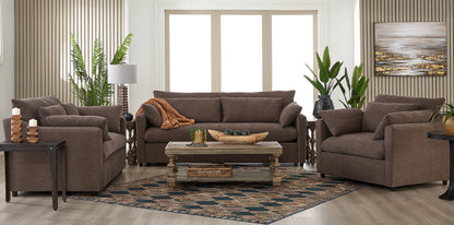 Lilou Modern Deep-Seat Sofa & Loveseat Set – Plush Comfort Design