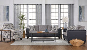 Journey Contemporary Sofa & Loveseat Set – Modern Two-Tone Upholstery