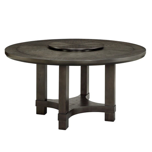 Jeffries Round 5PC Dining Set with Lazy Susan – Elegant Dining for Every Occasion