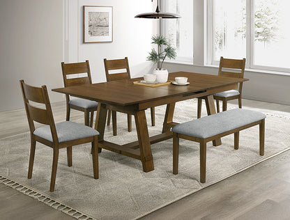Everly Dining Set – Rustic Charm Meets Contemporary Elegance