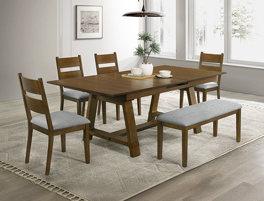 Everly Dining Set – Rustic Charm Meets Contemporary Elegance