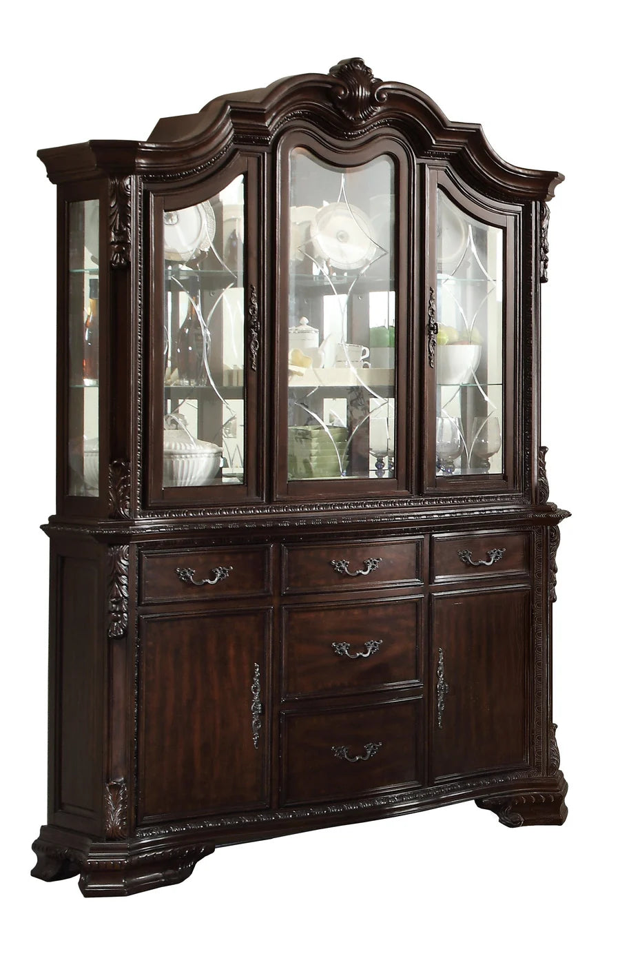 Kiera Formal Brown Dining Set