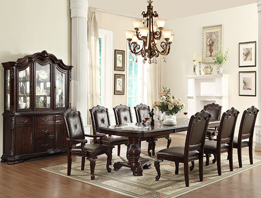 Kiera Formal Brown Dining Set