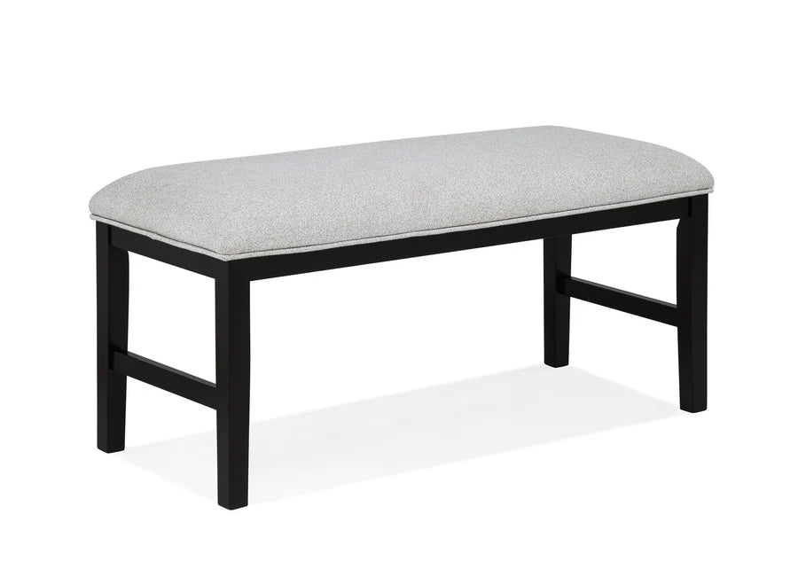 Sebastian Slab Contemporary Dining Set with Upholstered Seating