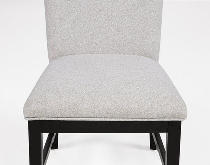 Sebastian Slab Contemporary Dining Set with Upholstered Seating