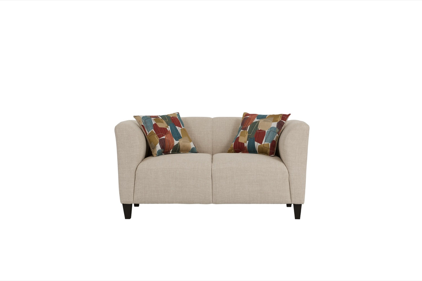 Bria Sofa & Loveseat Set – Modern Curved-Arm Living Room Collection