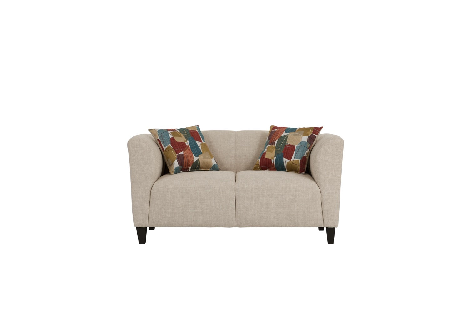 Bria Sofa & Loveseat Set – Modern Curved-Arm Living Room Collection