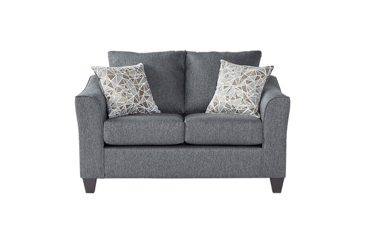 Becker Sofa & Loveseat Set – Modern Fabric Living Room Collection