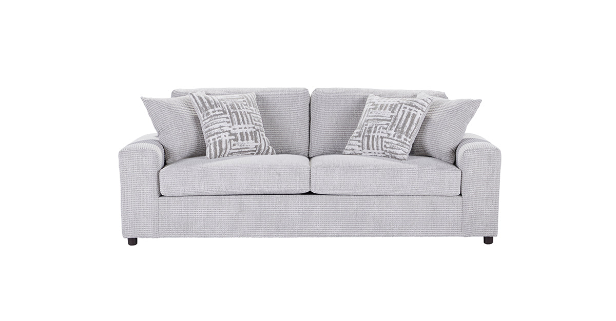 Jack Sofa & Loveseat Set – Modern Textured Fabric Living Room Collection