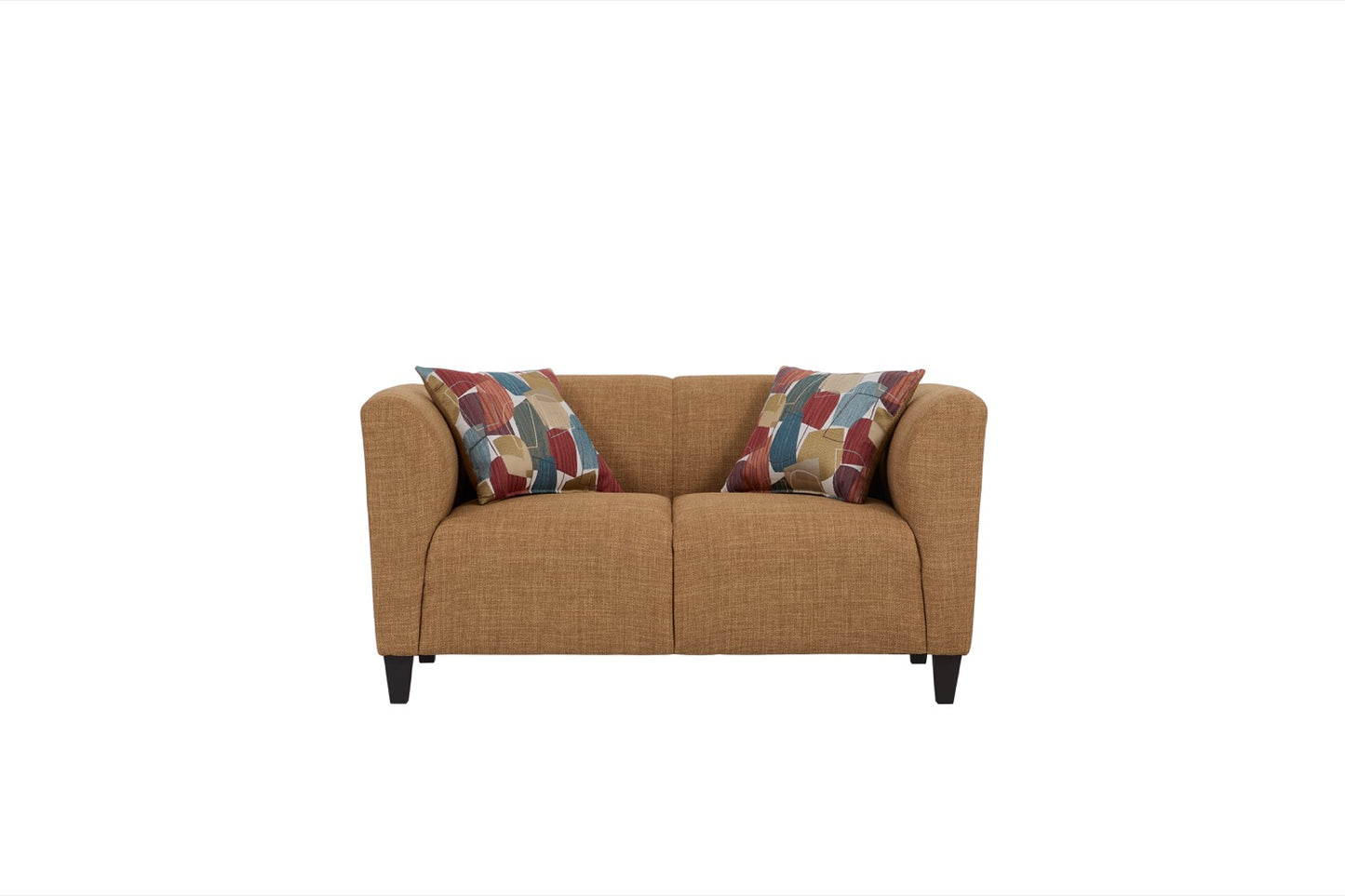 Bria Sofa & Loveseat Set – Modern Curved-Arm Living Room Collection