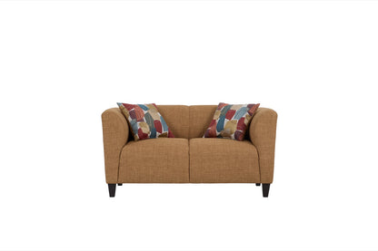Bria Sofa & Loveseat Set – Modern Curved-Arm Living Room Collection