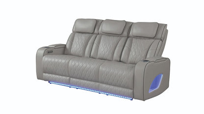 Fortuner Power Reclining Sofa Set with Surround Sound, Massage & LED Lighting