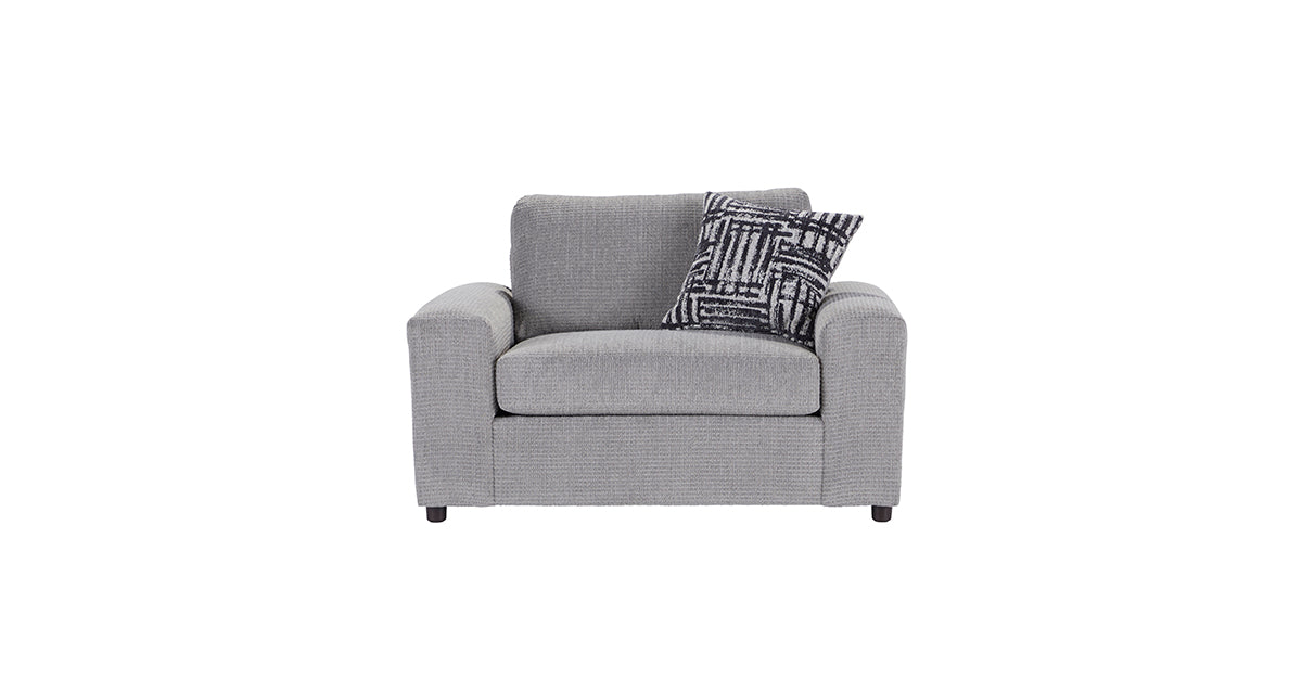 Jack Sofa & Loveseat Set – Modern Textured Fabric Living Room Collection