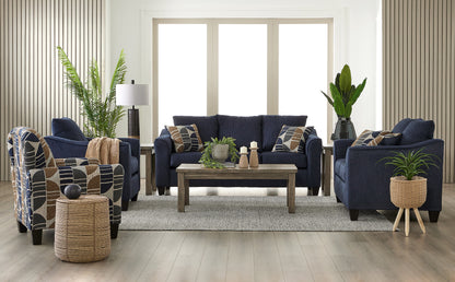 Becker Sofa & Loveseat Set – Modern Fabric Living Room Collection