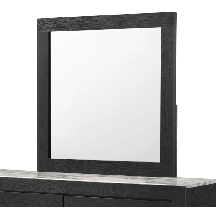 Cadence Dresser Mirror with Light Veined Surface