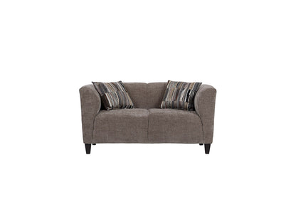 Bria Sofa & Loveseat Set – Modern Curved-Arm Living Room Collection