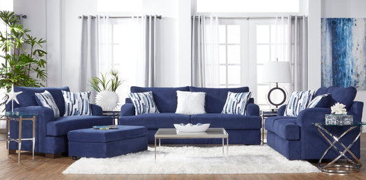 Cameo Sofa & Loveseat Set – Plush Modern Living Room Collection