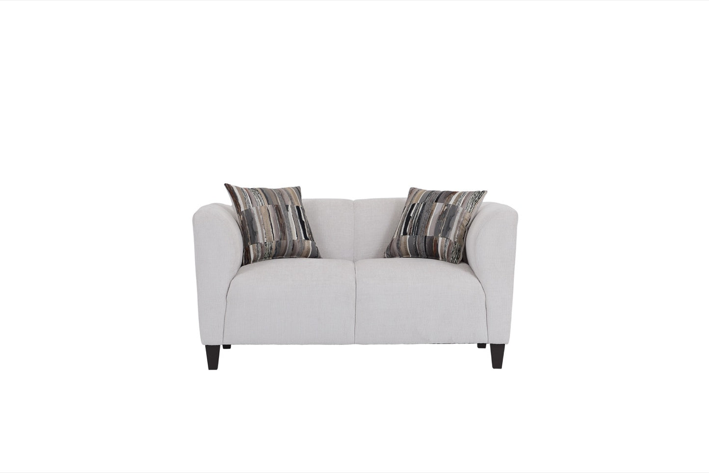 Bria Sofa & Loveseat Set – Modern Curved-Arm Living Room Collection