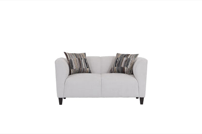Bria Sofa & Loveseat Set – Modern Curved-Arm Living Room Collection