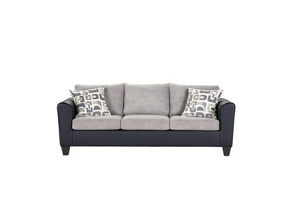 Journey Contemporary Sofa & Loveseat Set – Modern Two-Tone Upholstery