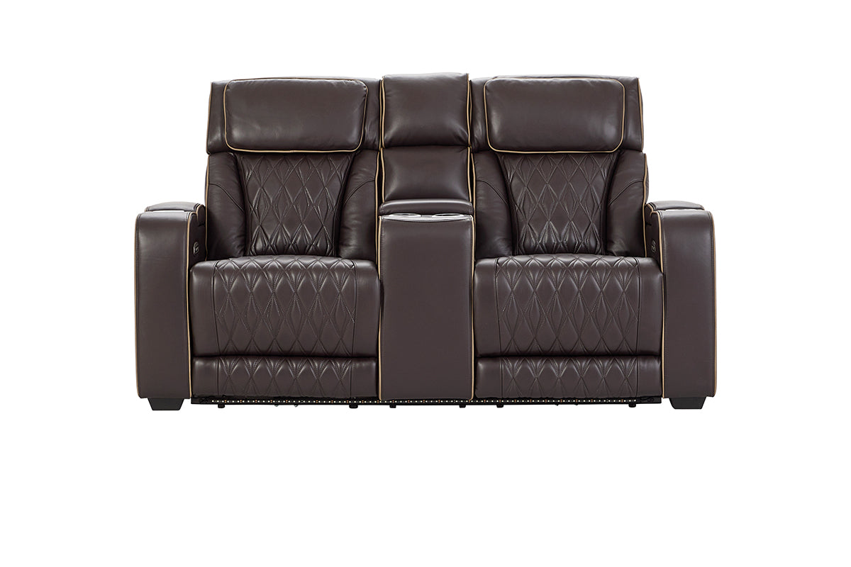 Shire Leather Power Reclining Sofa Set | Heated Seats & Zero Gravity