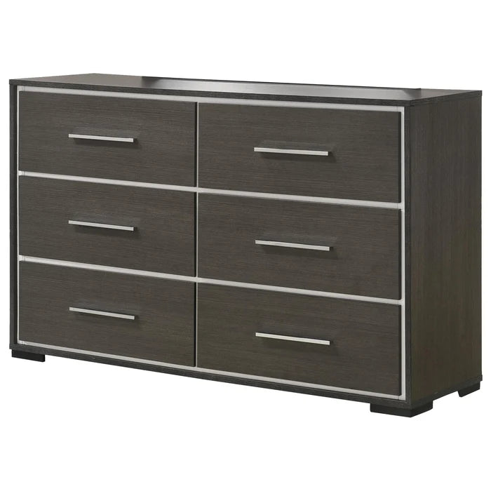 Sharpe Grey 6-Drawer Dresser