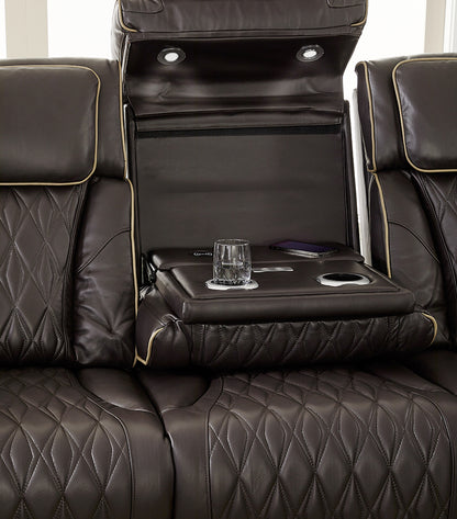 Shire Leather Power Reclining Sofa Set | Heated Seats & Zero Gravity