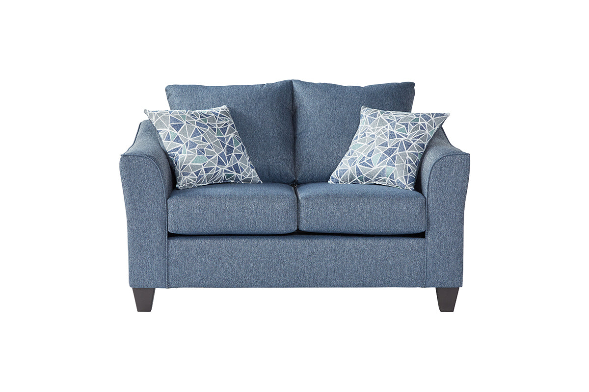 Becker Sofa & Loveseat Set – Modern Fabric Living Room Collection