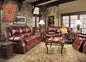 OxBlood Recliner Sofa Set