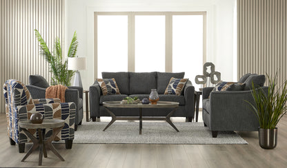 Becker Sofa & Loveseat Set – Modern Fabric Living Room Collection