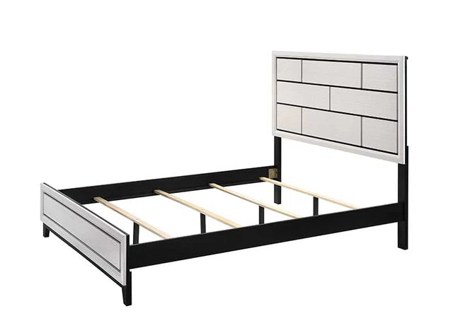 Akerson Chalk White Panel Bed