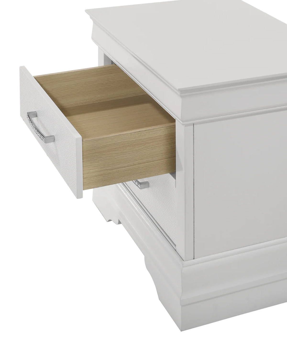 Amalia White Upholstered Bedroom Set
