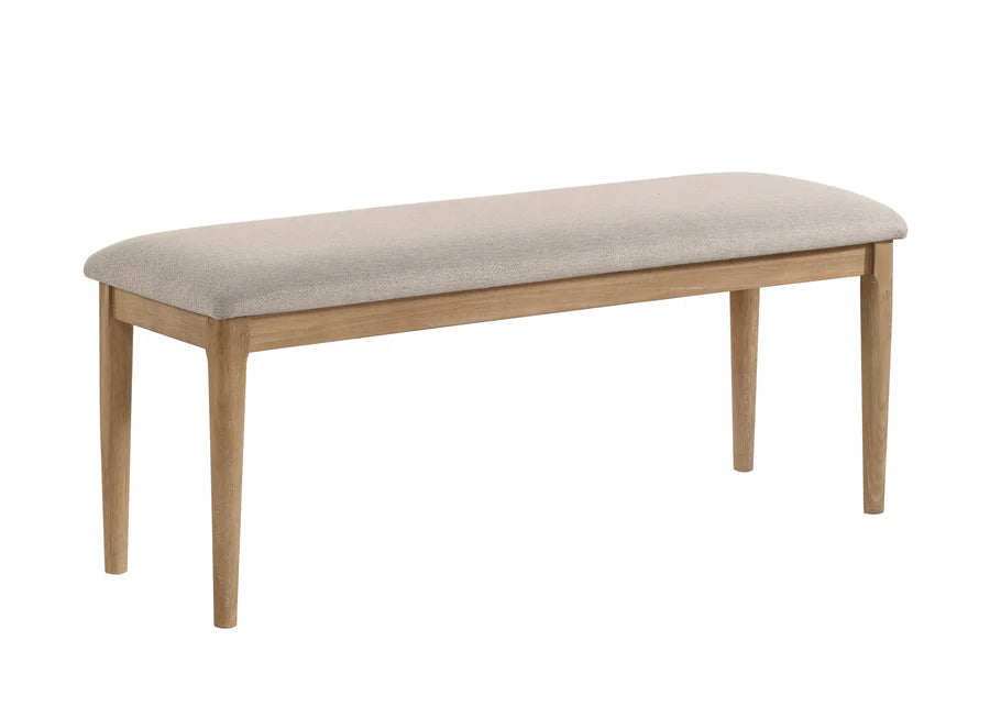 Arden Dining Set with Upholstered Chairs & Bench | Modern Minimalist Dining Collection
