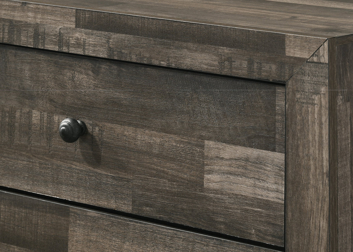 Atticus Weathered Brown Bedroom Set