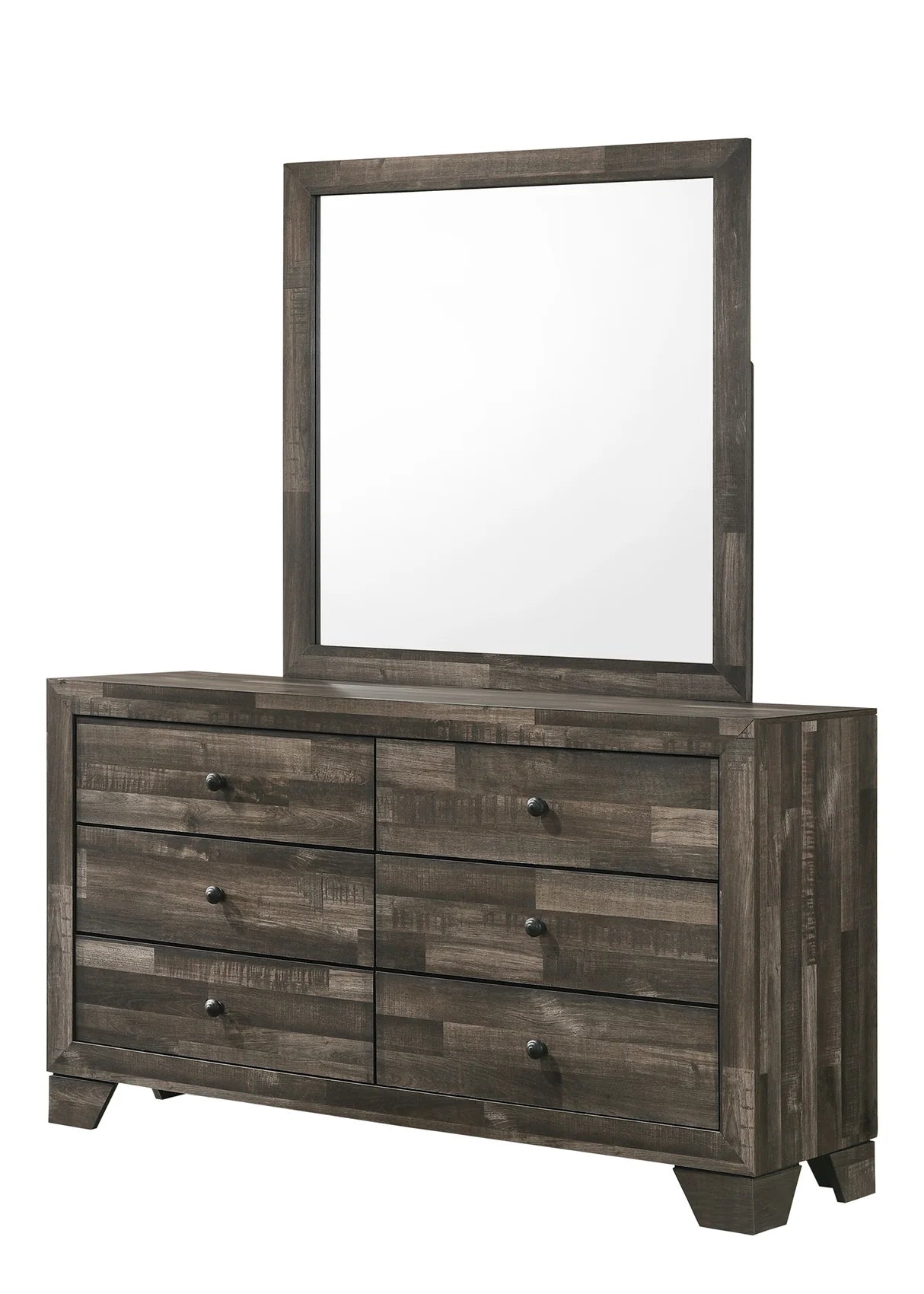 Atticus Weathered Brown Bedroom Set