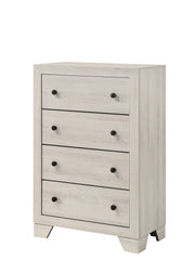 Atticus White 4-Drawer Chest
