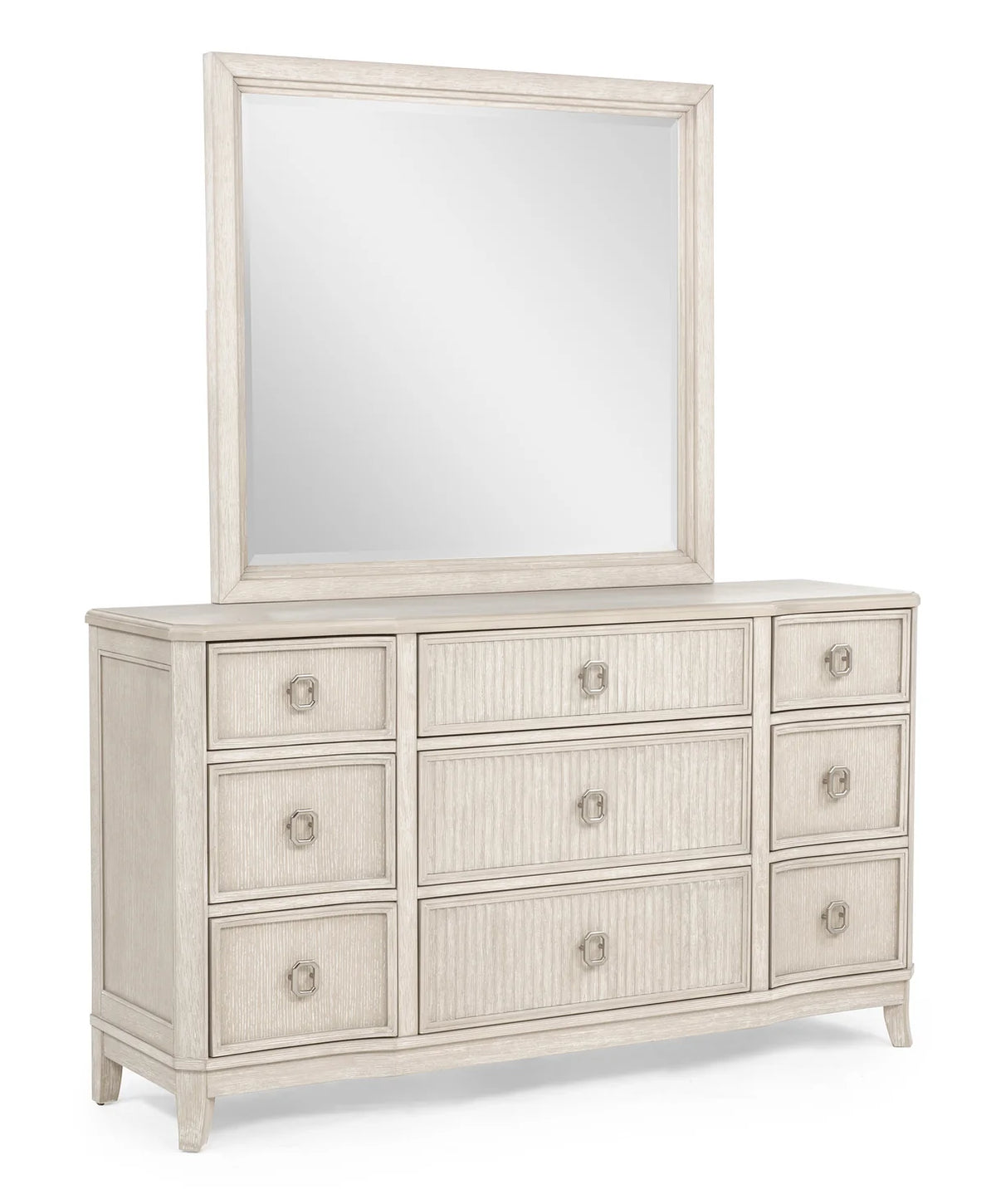 Napoli Upholstered Bedroom Set with Channel-Tufted Headboard