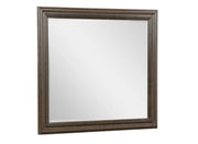 Claribelle Brown Wood-Finish Dresser Mirror