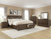 Claribelle Brown Sleigh Storage Bedroom Set