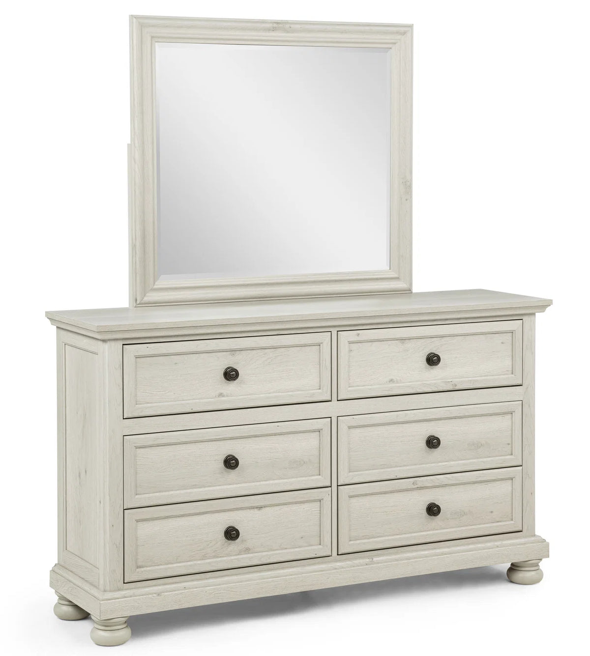 Claribelle Weathered White Storage Bedroom Set