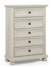 Claribelle White Weathered Chest of Drawers