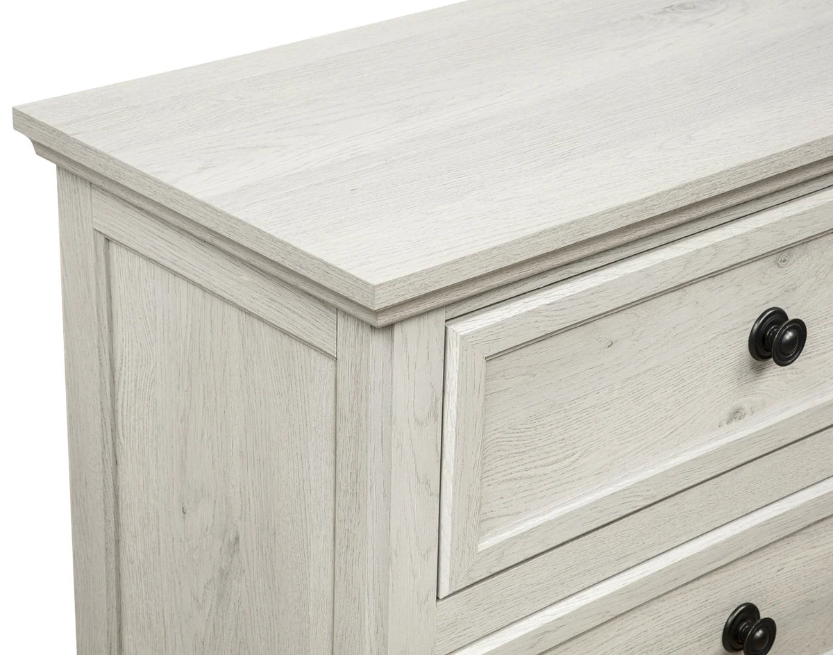 Claribelle Weathered White Nightstand